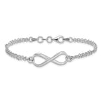 Sterling Silver Infinity Symbol Bracelet