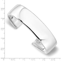 Sophia Jewelers 925 Sterling Silver Polished Slip-On Cuff Bangle