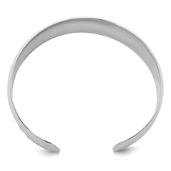 Sophia Jewelers Sterling Silver 925 Hammered Slip-On Cuff Bangle