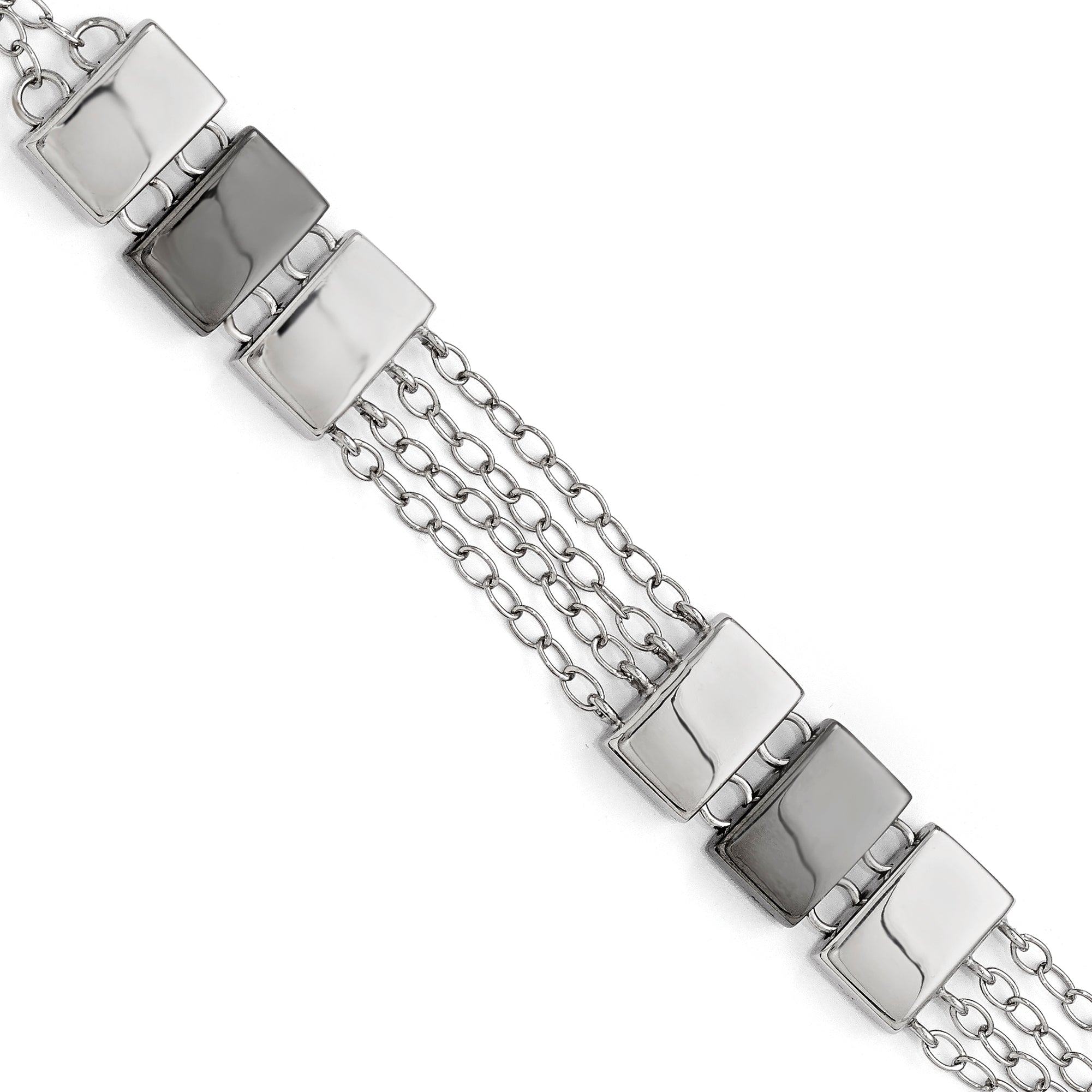 Sterling Silver Ruthenium-plated Polished Bracelet Main image