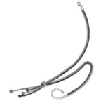 Sophia Jewelers Sterling Silver Ruthenium-Plated Necklace with 2in Extension
