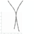 Sophia Jewelers Sterling Silver Polished Necklace with 3in Extender