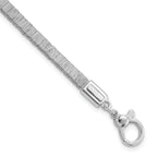 Sterling Silver Polished Wire Wrapped w/1in ext Bracelet