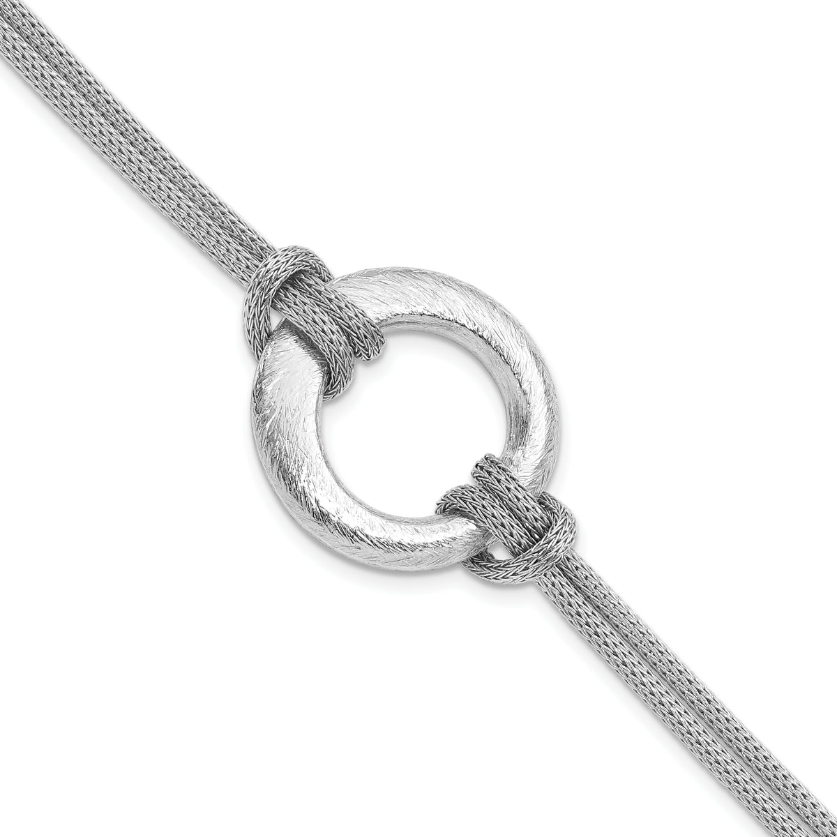 Sterling Silver Textured Bracelet