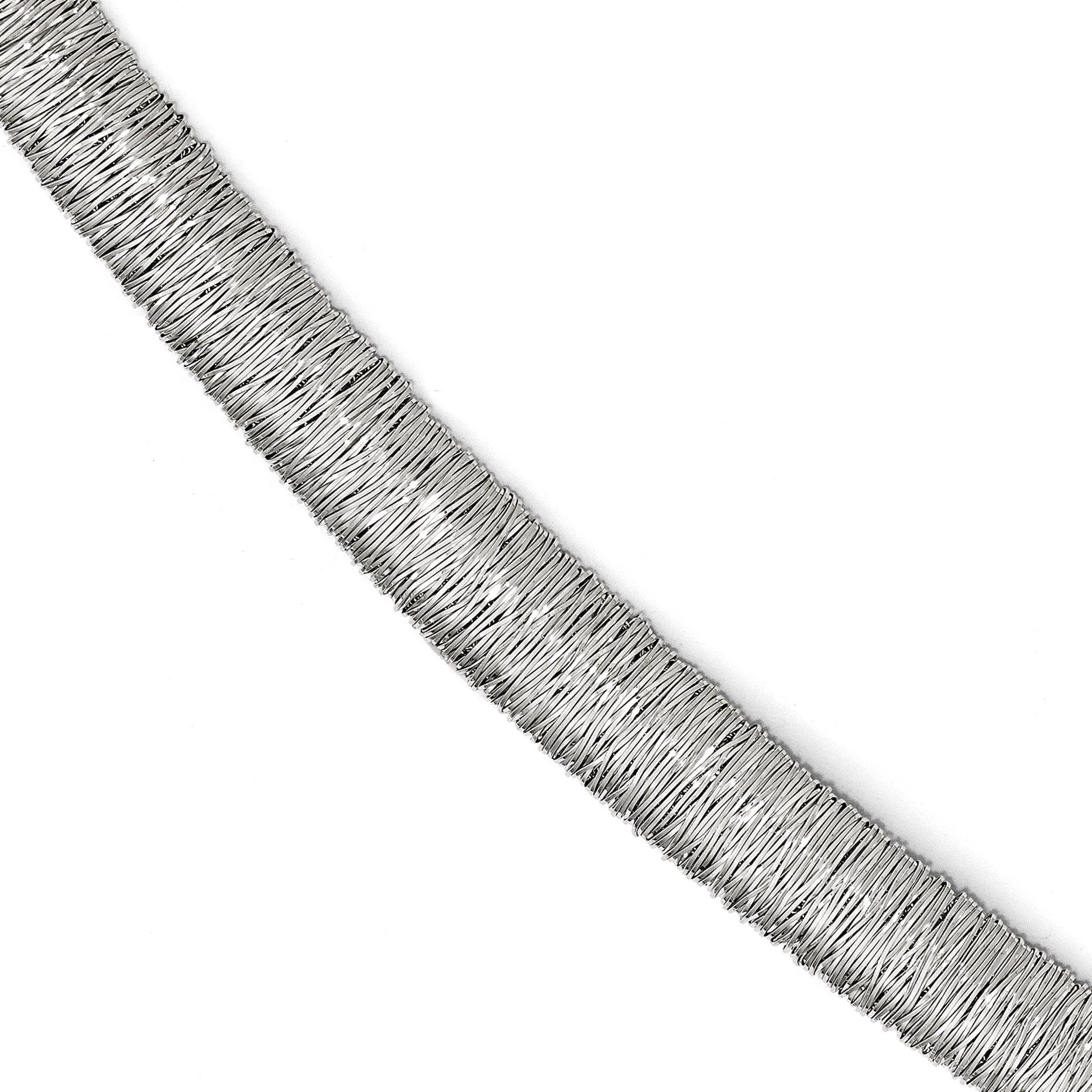 Sterling Silver Polished and Textured Bracelet Main image