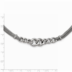Leslie's Sterling Silver Swarovski Crystal w/ 1.5in ext. Necklace
