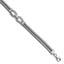 Sterling Silver Rhodium-plated CZ with 1.5in ext. Bracelet