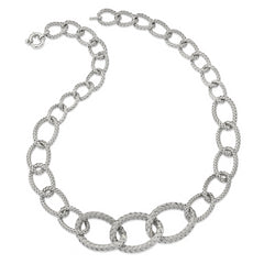 Sterling Silver Woven Necklace