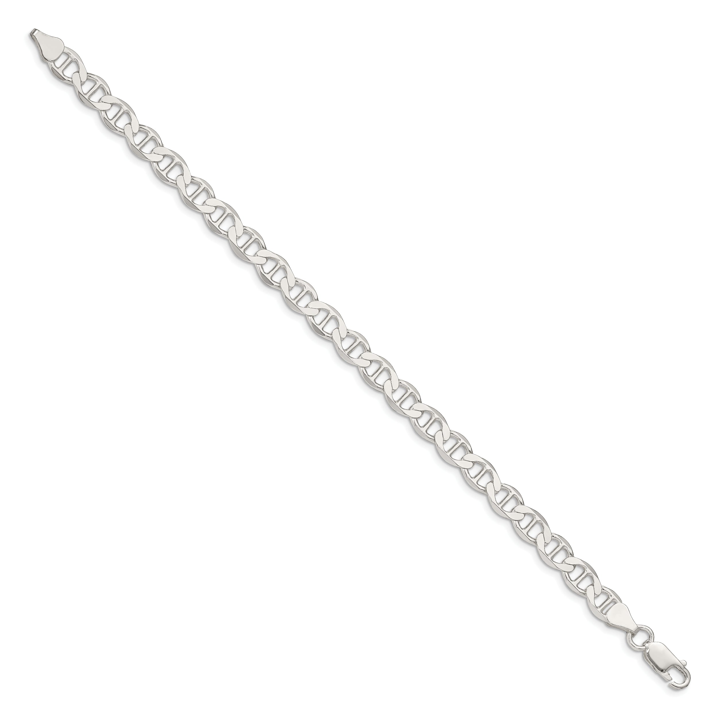 Sterling Silver 7.1mm Flat Anchor Chain