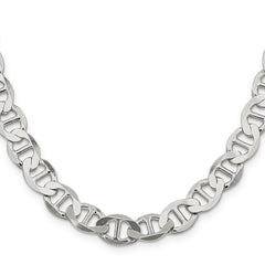 Sterling Silver 9.95mm Flat Anchor Chain