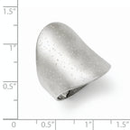 Sterling Silver Rhodium-plated Radiant Essence Ring