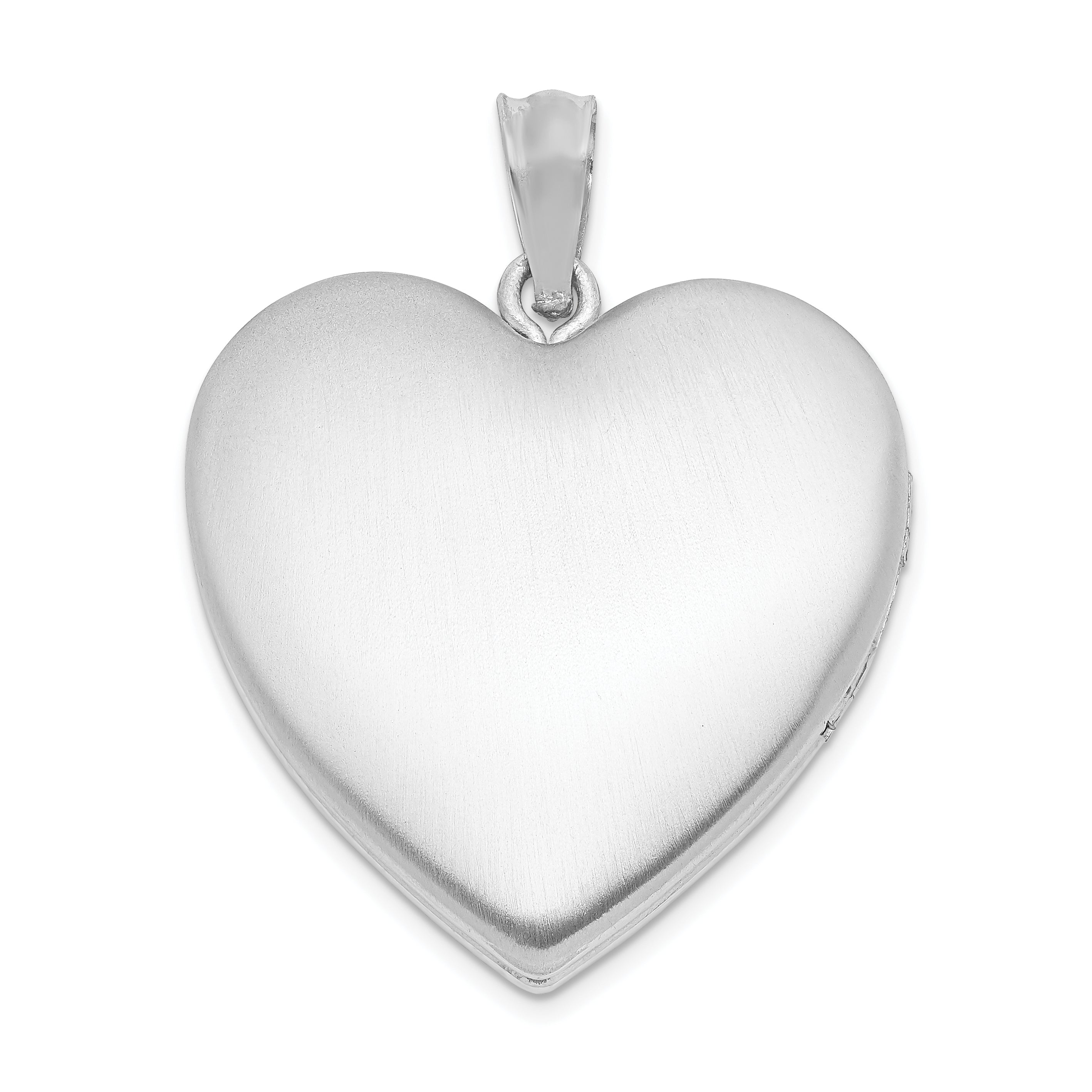 Sterling Silver Rhodium-plated Always With You Ash Holder Heart Locket