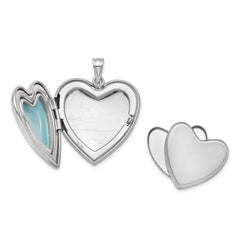 Sterling Silver Rhodium-plated Always With You Ash Holder Heart Locket