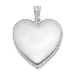 Sterling Silver Rhodium-plate God Has.. Diamond Ash Holder Heart Locket