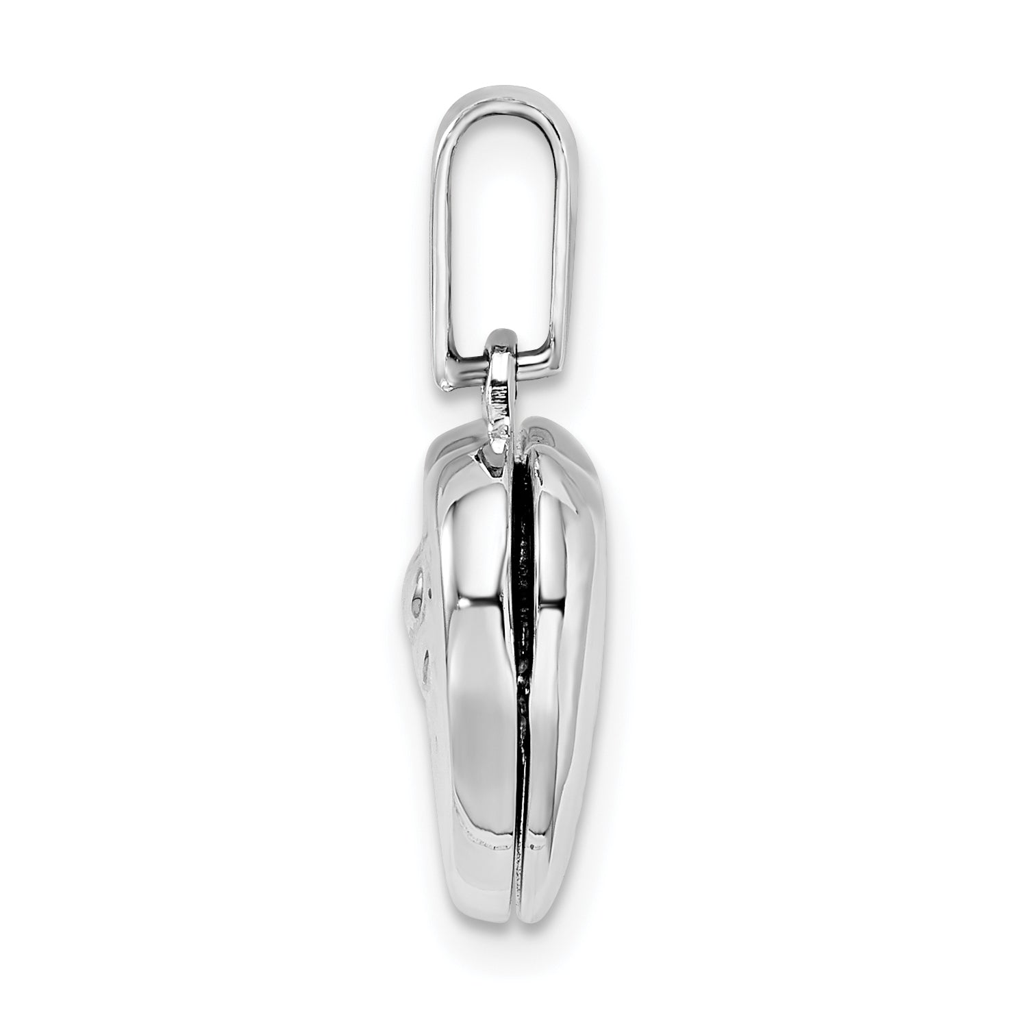 Sterling Silver Polished 13mm Heart Locket Secondary image