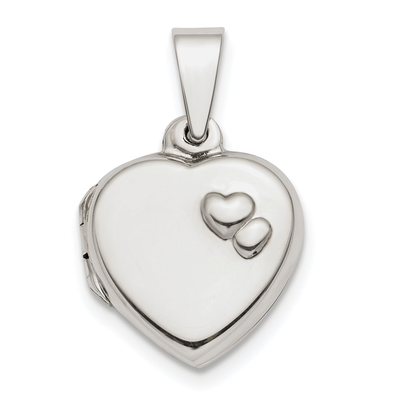 Sterling Silver Polished 13mm Heart Locket Main image