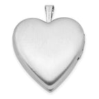 Sterling Silver 20mm Green Enamel Clover/Cross Heart Locket