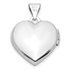 Sterling Silver Rhodium-plate Gold-tone Preciosa Crystal Mom Locket