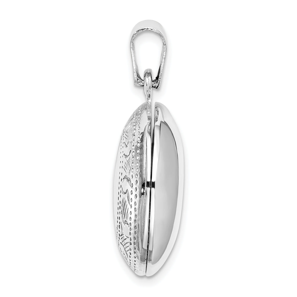 Sterling Silver Circle Locket