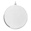 Sterling Silver Rhod-plated Eng. Rnd Polish Front/Satin Back Disc Charm