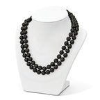Sterling Silver Shell Pearl Necklace with Rhodium Plating Gift Ready