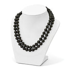 Sterling Silver Shell Pearl Necklace with Rhodium Plating Gift Ready