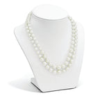 Sophia Jewelers Sterling Silver Rhodium-Plated Shell Pearl Necklace with Extender