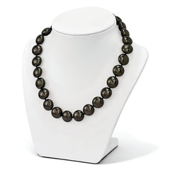 Sterling Silver Shell Pearl Necklace with CZ Clasp Elegant Gift Ready