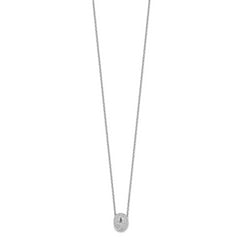 Sophia Jewelers 925 Sterling Silver Love Knot Necklace with CZ Stones