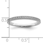 Brilliant Embers Sterling Silver Rhodium-plated 25 Stone Micro PavÃƒÂ¢Ã‚â‚¬Ã‚Å¡ CZ Polished Ring