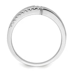 Brilliant Embers Sterling Silver Rhodium-plated 24 Stone Micro PavÃƒÂ¢Ã‚â‚¬Ã‚Å¡ CZ Men's Ring