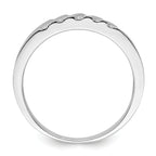 Brilliant Embers Sterling Silver Rhodium-plated 20 Stone Micro PavÃƒÂ¢Ã‚â‚¬Ã‚Å¡ CZ Men's Ring