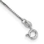 Sterling Silver Pink CZ Heart Necklace with 2in Ext Polished Finish