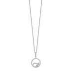 Sophia Jewelers Sterling Silver CZ Wing Necklace with Elegant Micro PavÃƒÆ’Ã†â€™Ãƒâ€šÃ†â€™ÃƒÆ’Ã¢â‚¬Å¡Ãƒâ€šÃ‚Â© Design