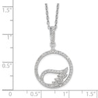 Sophia Jewelers Sterling Silver CZ Wing Necklace with Elegant Micro PavÃƒÆ’Ã†â€™Ãƒâ€šÃ†â€™ÃƒÆ’Ã¢â‚¬Å¡Ãƒâ€šÃ‚Â© Design