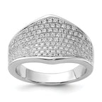 Sterling Silver & CZ Brilliant Embers Ring