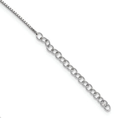 Brilliant Embers Sterling Silver Rhodium-plated 38 Stone 18 inch Micro Pav‚ CZ Necklace with 2 Inch Extender