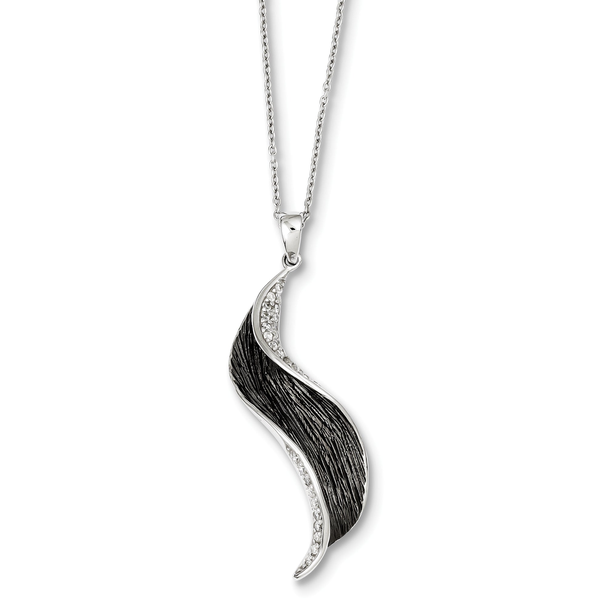 Sterling Silver & CZ Necklace Main image