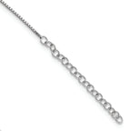 Sophia Jewelers Sterling Silver CZ Butterfly Necklace with Rhodium Plating
