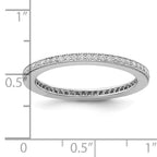 Brilliant Embers Sterling Silver Rhodium-plated 60 Stone Micro PavÃƒÂ¢Ã‚â‚¬Ã‚Å¡ CZ Ring