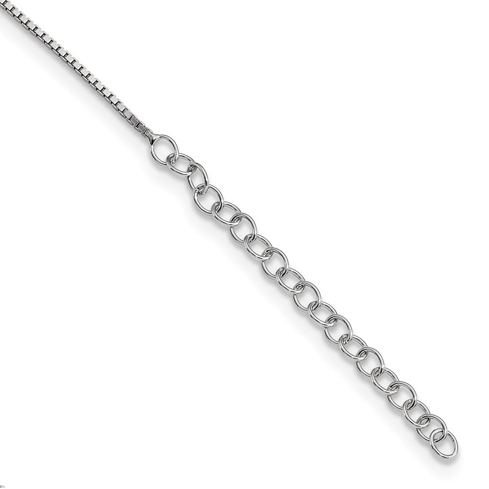 Sterling Silver & CZ Necklace with Brilliant Embers Design - 18