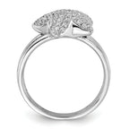 Sterling Silver & CZ Star Ring