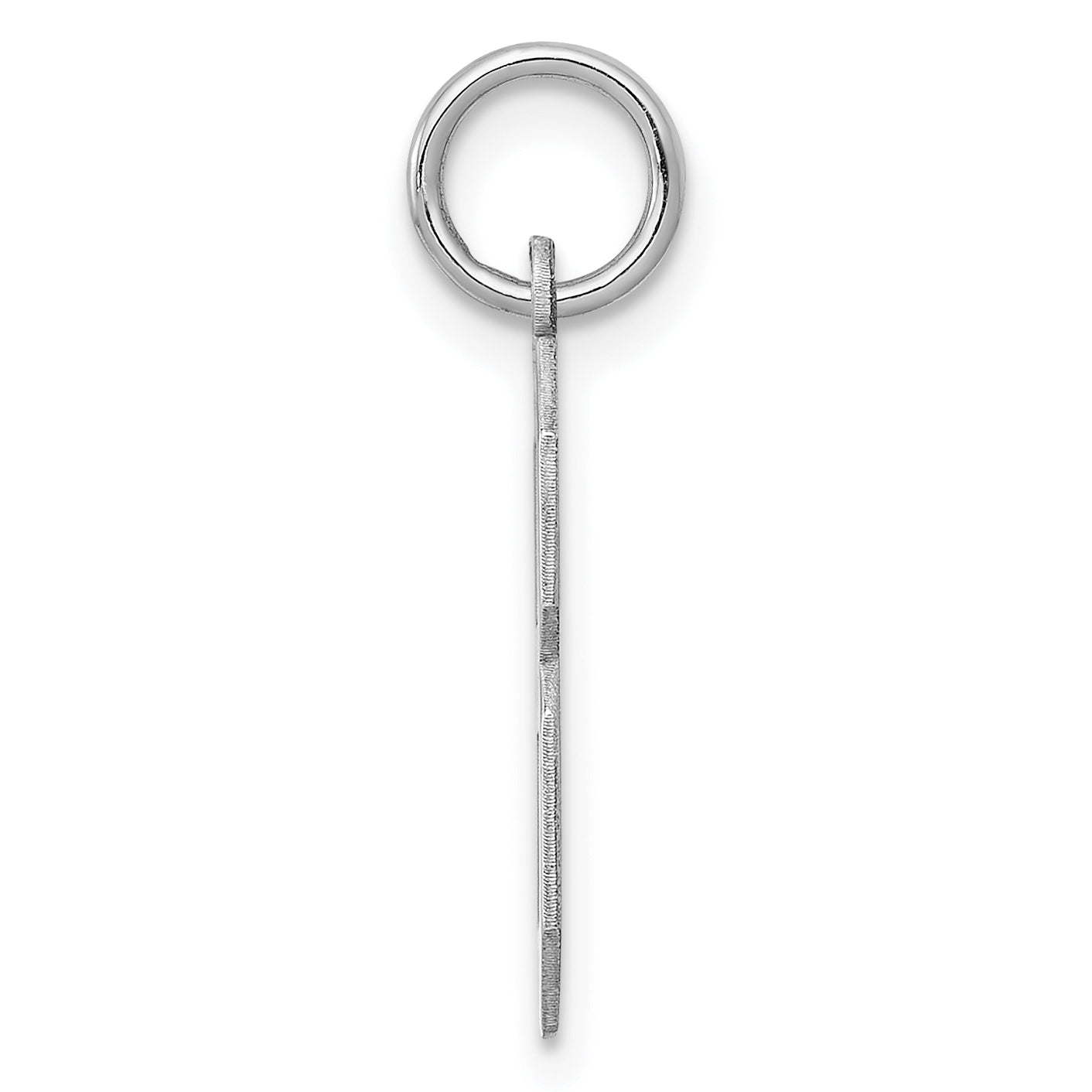 Sterling Silver/Rhodium-plated Polished Number 8 Charm Secondary image
