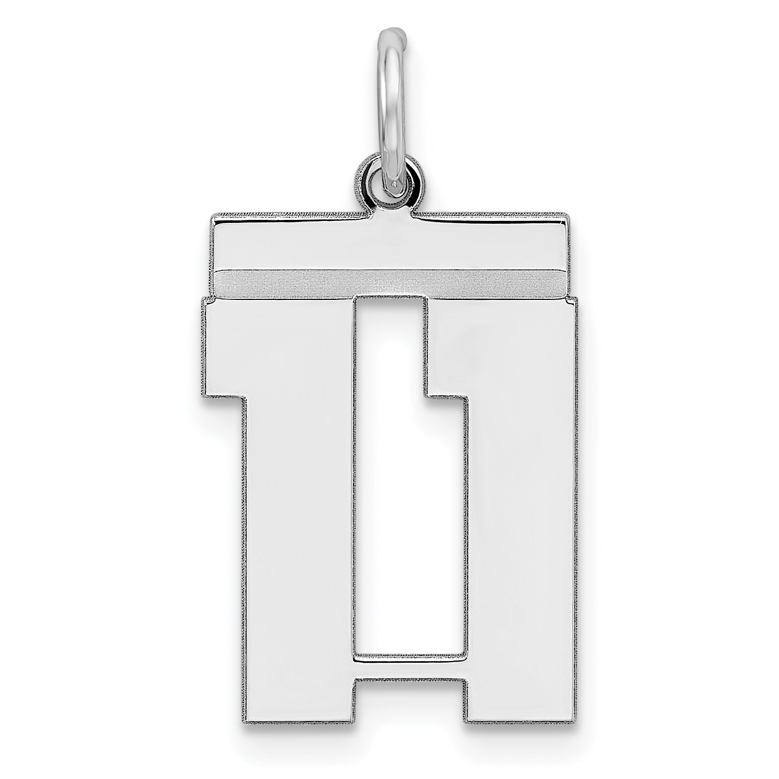 Sterling/Silver Rhodium-plated Polished Number 11 Charm Main image