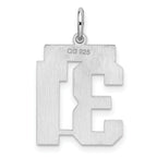 Sterling Silver Rhodium-plated Medium Polished Number 31 Charm