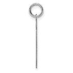 Sterling Silver Rhodium-plated Medium Polished Number 51 Charm