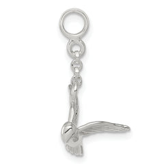 Sterling Silver Bird 1/2in Dangle Enhancer