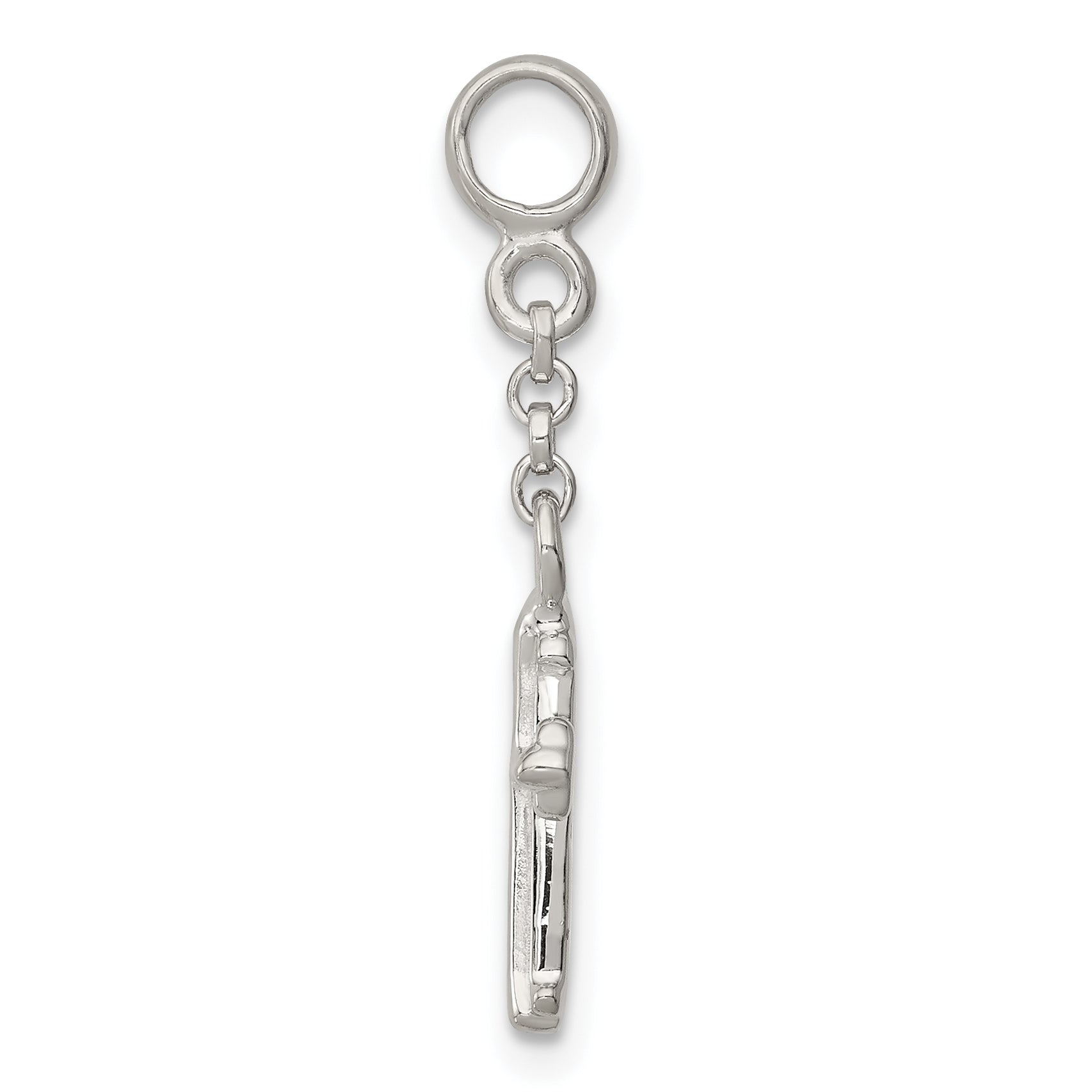 Sterling Silver Cross 1/2in Dangle Enhancer Secondary image