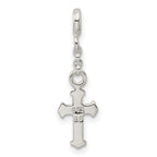 Sterling Silver Cross 1/2in Dangle Enhancer
