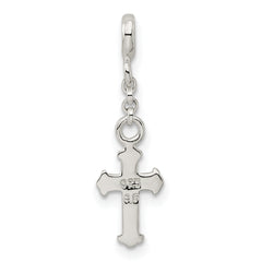 Sterling Silver Cross 1/2in Dangle Enhancer